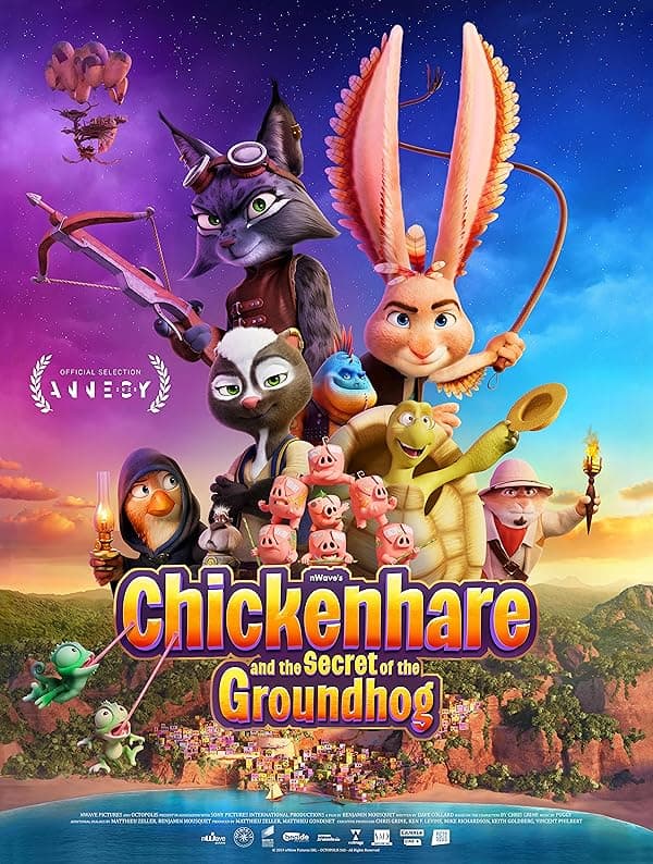 Chickenhare and the Secret of the Groundhog juliste